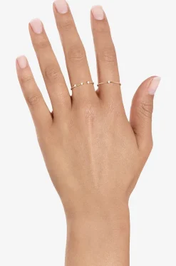 Ring aus Roségold und Diamant Stardust