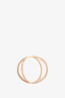 Ring aus Roségold und Diamanten Coachella