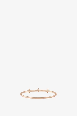 Ring aus Roségold und drei Diamanten Stardust
