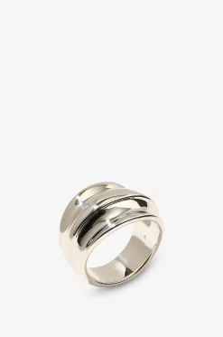 Ring aus Silber Wave
