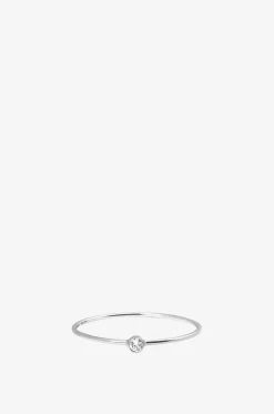 Ring aus Weissgold und Diamant One