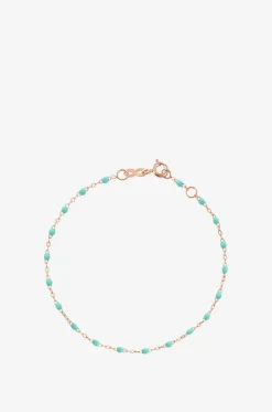 Roségold- und Harz-Armband Classique Gigi Vert d'Eau