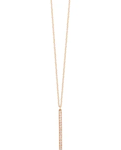 Roségold-Halskette mit Diamantanhänger Medellin