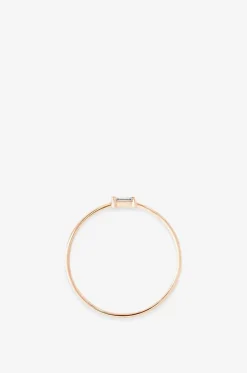 Roségold-Ring mit Diamant