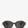Runde Sonnenbrille aus Titan Auros