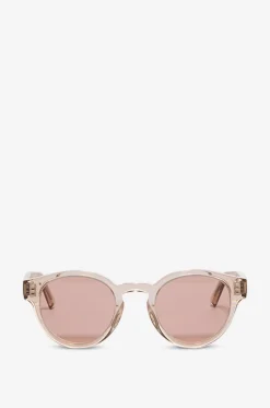 Runde Sonnenbrille aus transparentem Acetat The Definite