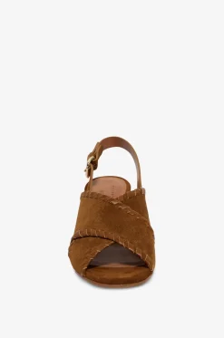 Sandalen mit Blockabsatz aus Wildleder Sunday