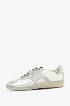 Schnür-Sneakers aus Metallic-Leder DBS Olymp