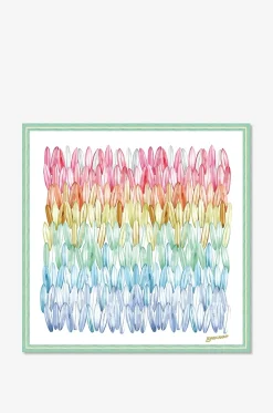 Seidentuch mit fantasievollem Print