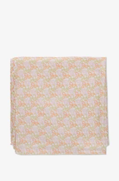 Seidentuch mit Monogramm-Print Nicki