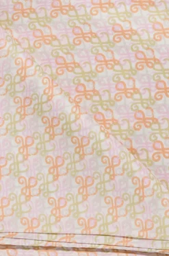 Seidentuch mit Monogramm-Print Nicki