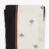 Seidentuch mit Monogramm-Print Ganbe