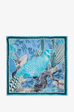 Seidentwilltuch mit Fasanenprint Midicube New Pheasant