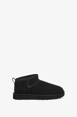 Shearling-gefütterte Wildlederstiefeletten W Classic Ultra Mini