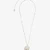 Silberne Halskette mit Perle und Topas Oasis