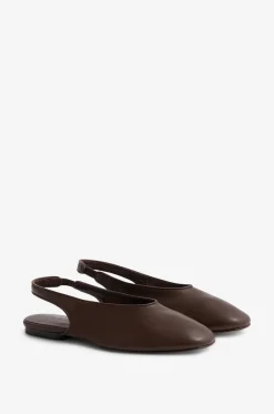 Slingback-Ballerinas aus Glattleder Emmett