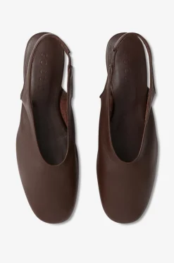 Slingback-Ballerinas aus Glattleder Emmett