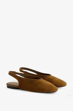 Slingback-Ballerinas aus Wildleder Emmett