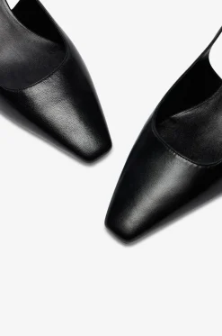 Slingback-Pumps aus Glattleder Stassi 50