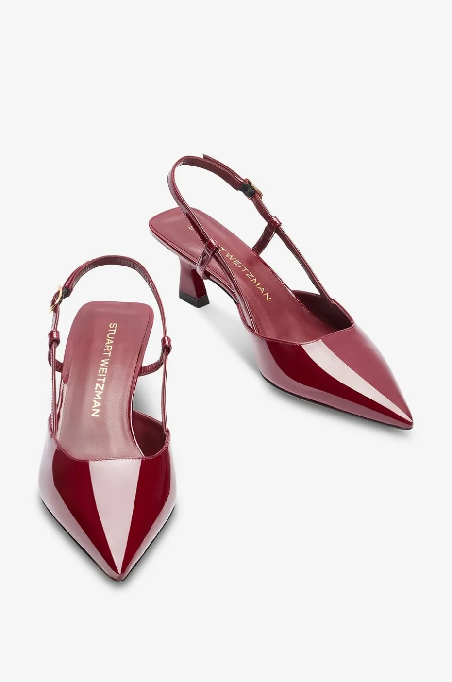 Slingback-Pumps aus Lackleder Vinnie 50