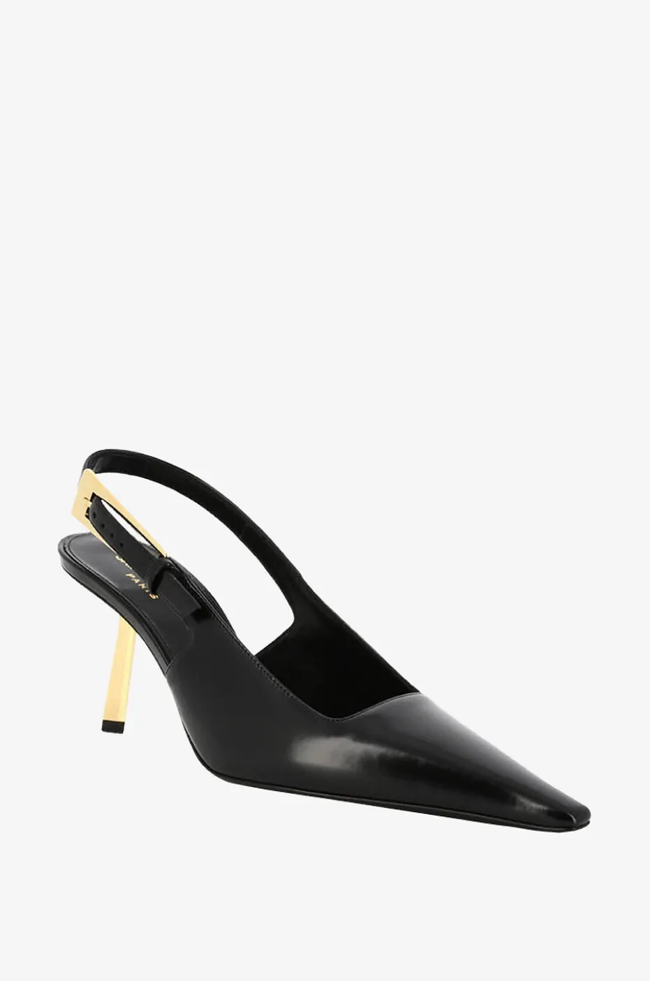 Slingback-Pumps aus Leder Lee 75