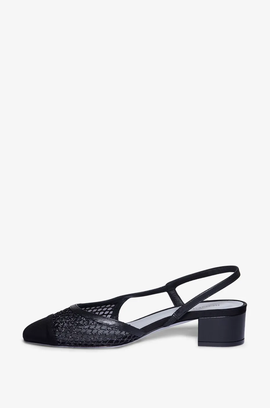 Slingback-Pumps aus Netzstoff Ninfa 40