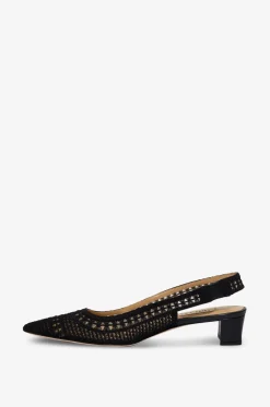 Slingpumps aus Häkelstoff Trieste 35