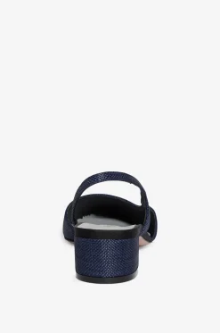 Slingpumps aus Segeltuch mit Fransen Acanto Farro