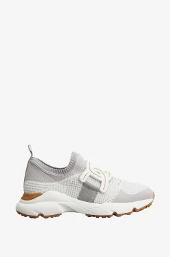 Slip-On-Strick-Sneakers mit Leder Kate