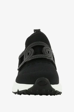 Slip-On-Strick-Sneakers mit Leder Kate