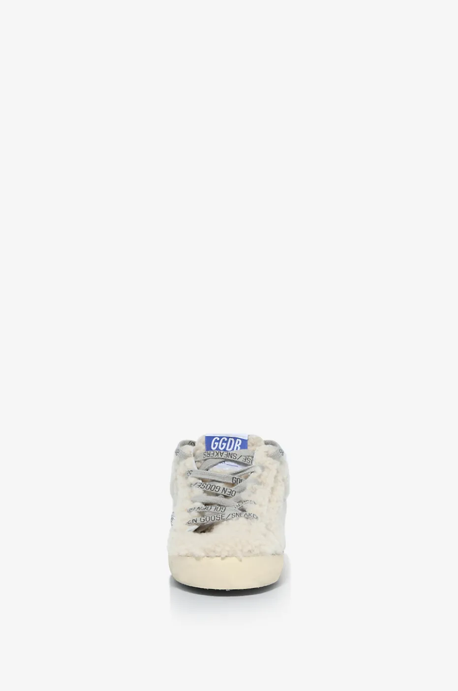 Sneaker-Clogs aus Shearling mit Glitterstern Super-Star Sabot