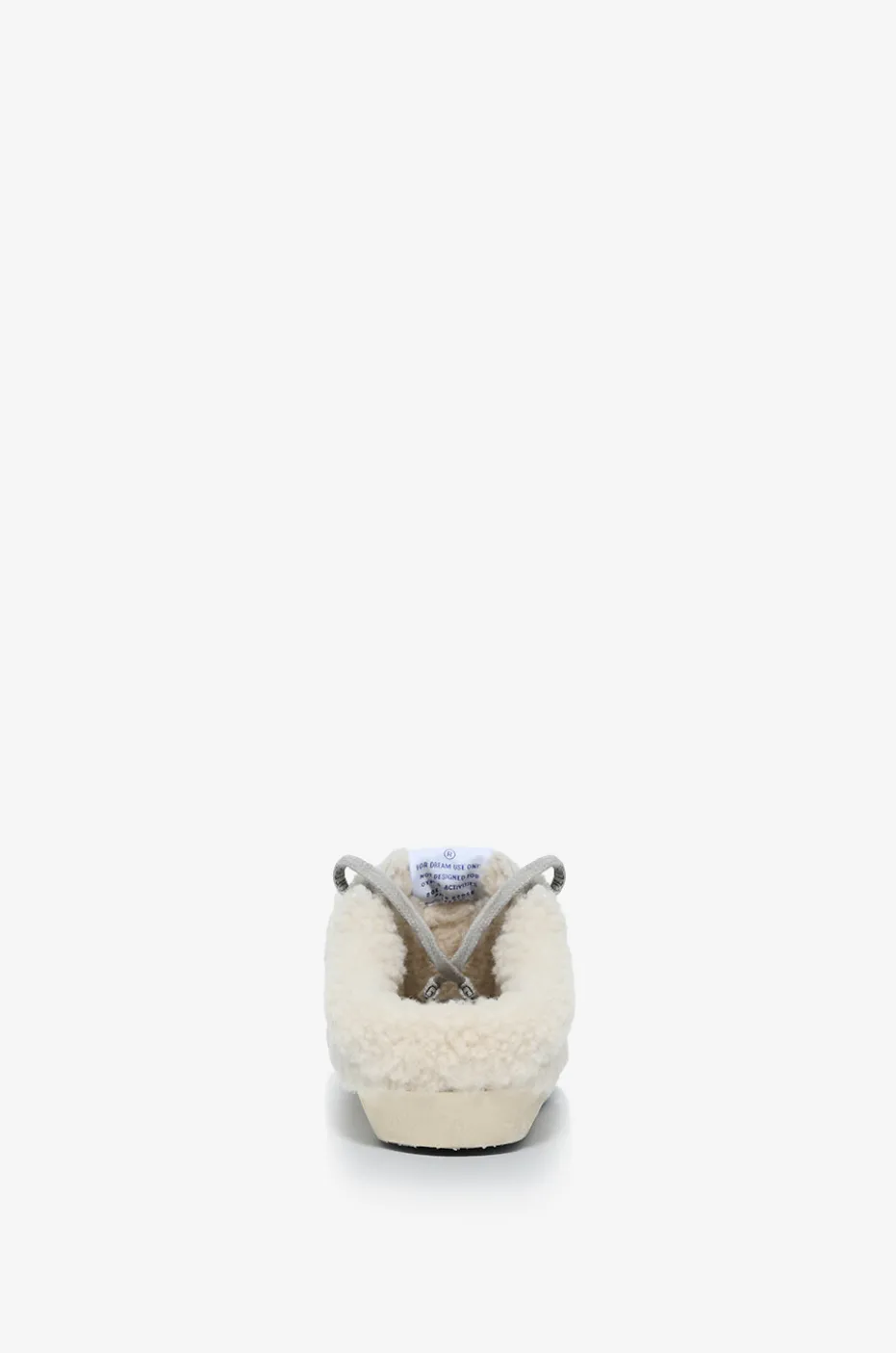 Sneaker-Clogs aus Shearling mit Glitterstern Super-Star Sabot