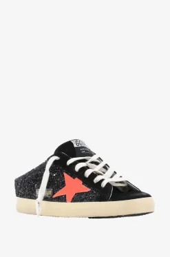 Sneaker-Pantoletten mit Glitter Super-Star