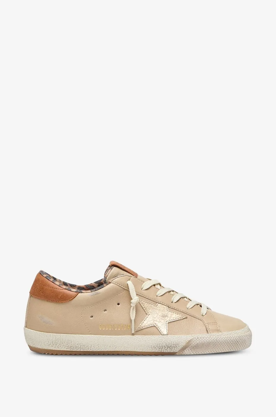 Sneakers aus gealtertem Leder Super-Star