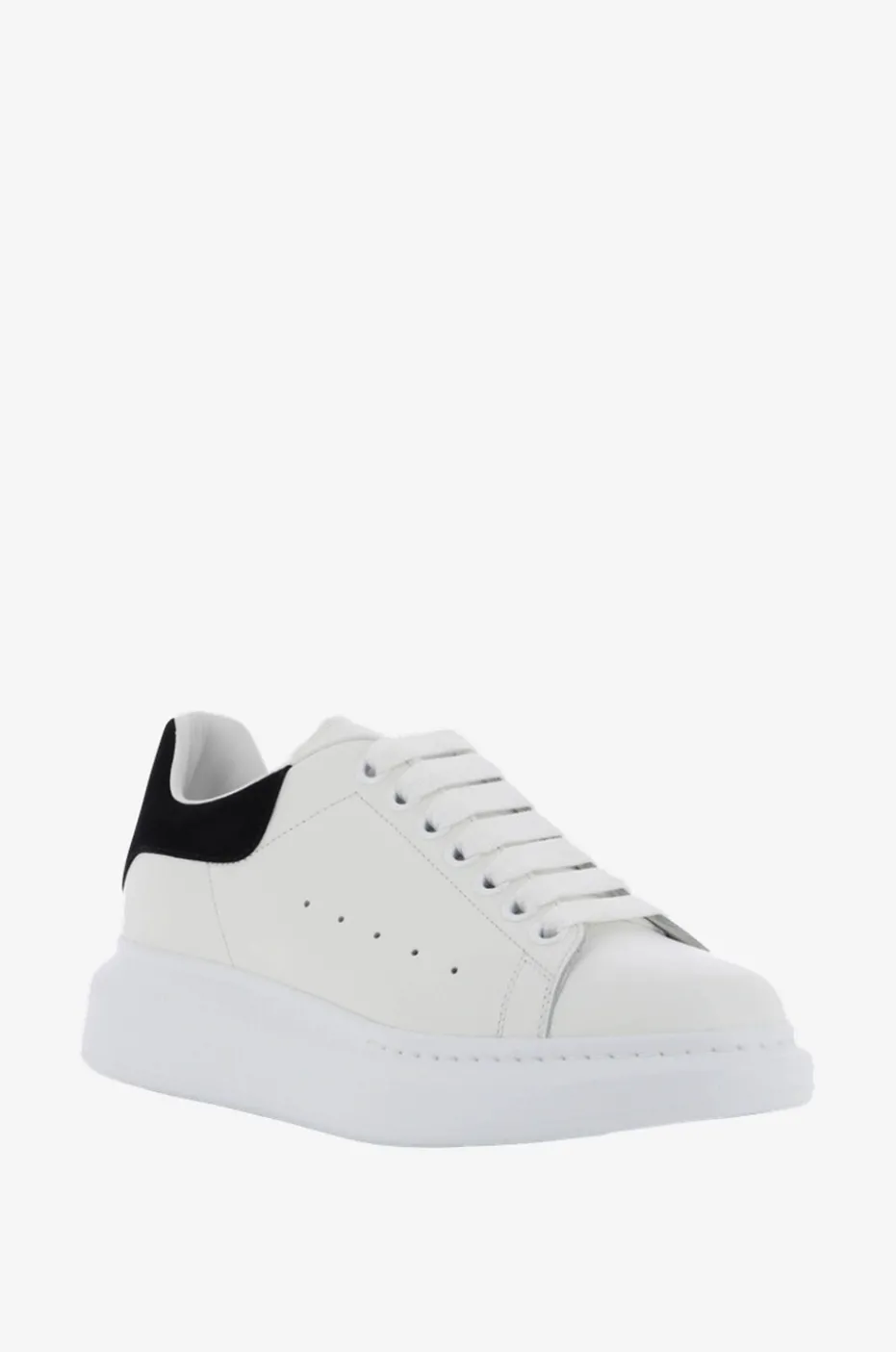 Sneakers aus Leder und Wildleder Oversized
