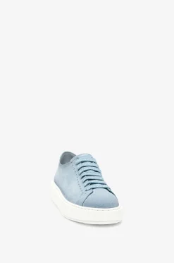 Sneakers mit Schnürung aus Wildleder Clean-Row