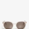 Sonnenbrille aus Acetat The Idol Pink Chardonnay