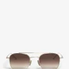 Sonnenbrille aus Titan The Truthful Star Gold