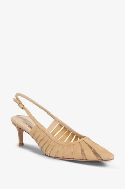Spitz zulaufende Pumps aus Wildleder Fenice