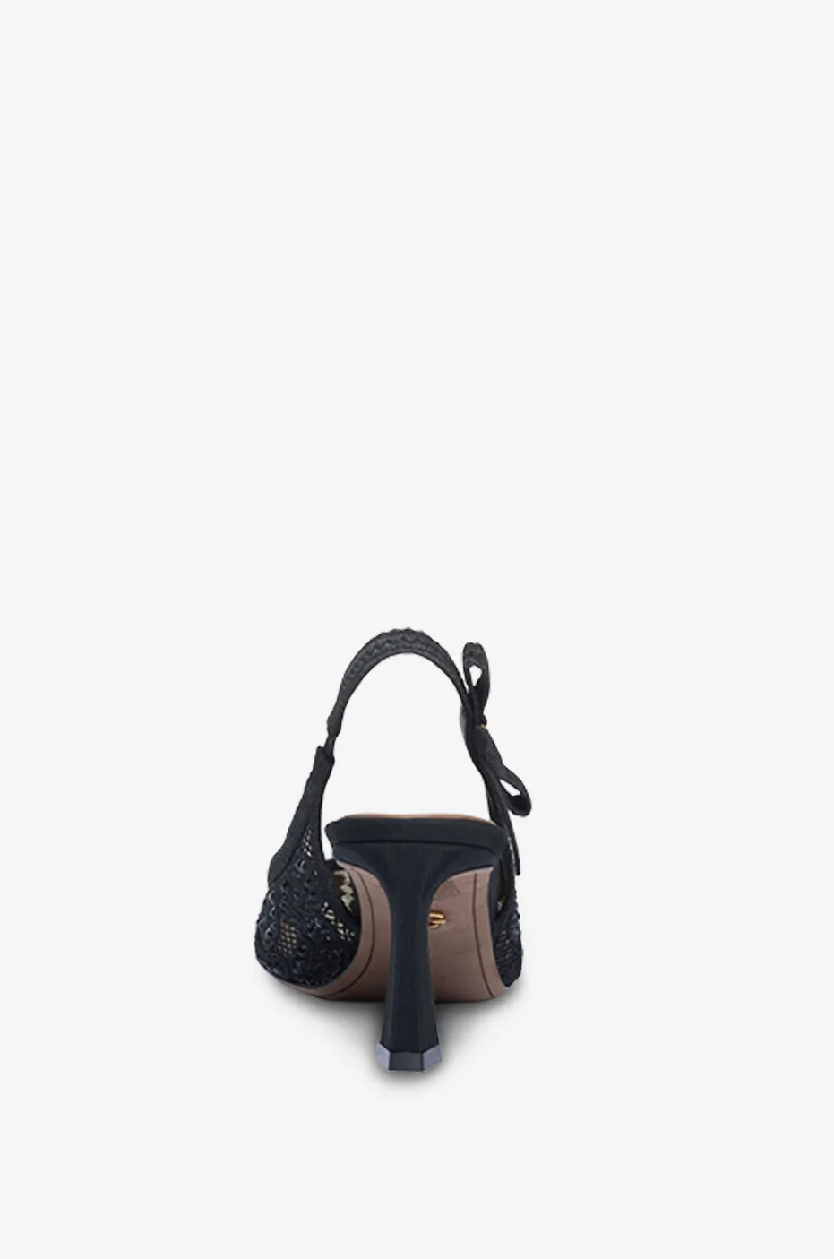Spitzen-Slingback-Pumps mit Strass DG 60