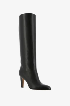 Stiefel aus Glattleder mit Absatz Eve 85