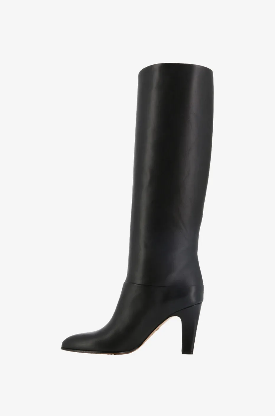 Stiefel aus Glattleder mit Absatz Eve 85