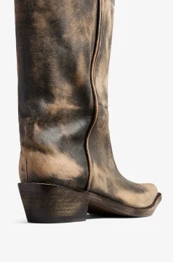 Stiefel aus Leder in Vintage-Optik Clive 25