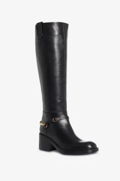 Stiefel mit Blockabsatz aus Leder Dakota 20