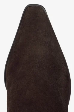 Stiefel mit kubanischem Absatz aus Wildleder Dominique 25