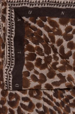 Stola aus gebürstetem Kaschmir Cheetah