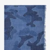 Stola aus Kaschmir Intarsia Camouflage