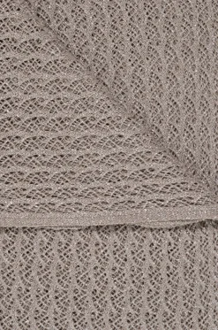 Stola im Lurex-Lochstrick Marea