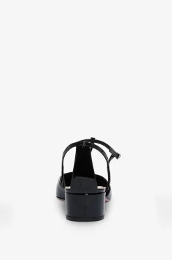 T-Riemchen-Pumps aus Lackleder Sorbonne 35