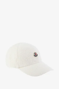 Tweed-Baseballkappe mit Hahnenpatch